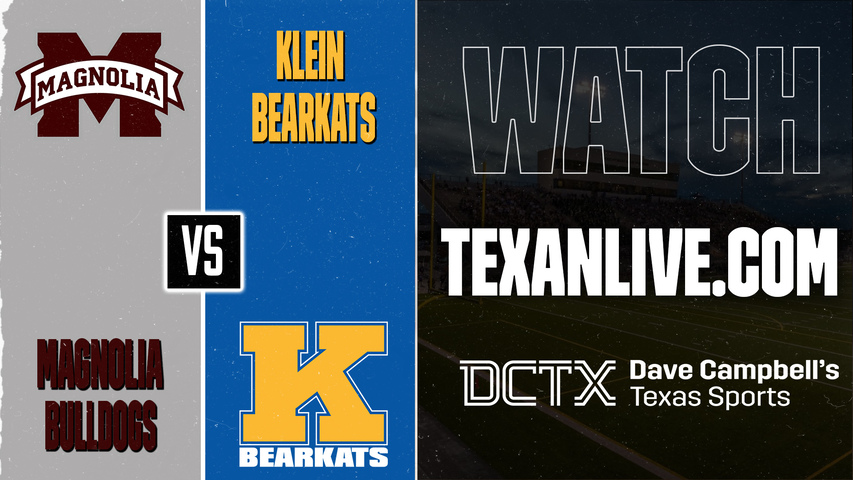 Magnolia vs Klein – 6:00 PM – 09/26/2026 – Football – Live from Klein Memorial Stadium
