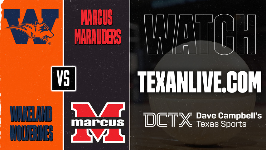 Wakeland vs Marcus – 6:30 PM – 09/29/2026 – Volleyball – Live from Marcus High School