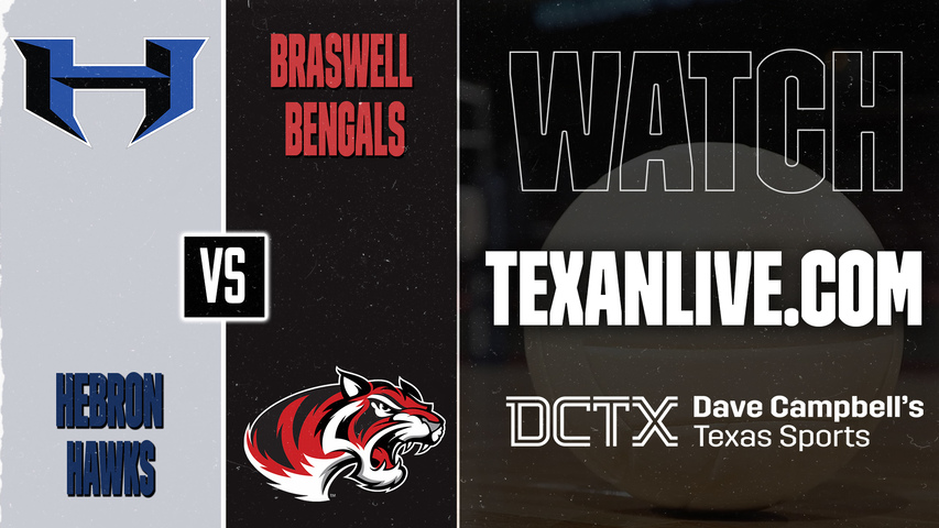 Hebron vs Braswell – 6:30 PM – 09/29/2026 – Volleyball – Live from Braswell High School