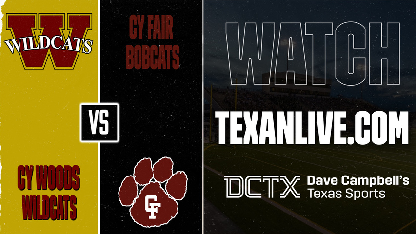 Cy Woods vs Cy-Fair – 6:30 PM – 10/01/2026 – Football – Live from CFFCU Stadium