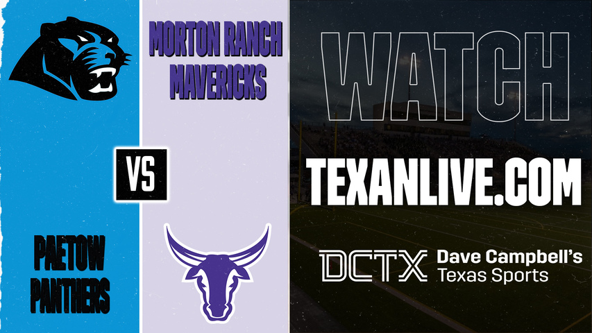 Paetow vs Morton Ranch – 7:00 PM – 10/01/2026 – Football – Live from Rhodes Stadium