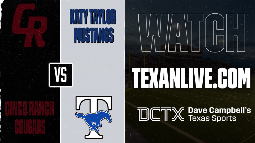 Cinco Ranch vs Katy Taylor – 6:30 PM – 10/01/2026 – Football – Live from Legacy Stadium