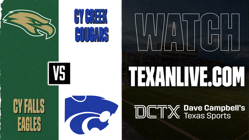 Cy Falls vs Cy Creek – 7:00 PM – 10/02/2026 – Football – Live from Pridgeon Stadium