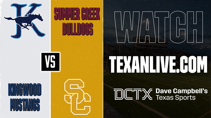 Kingwood vs Summer Creek – 7:00 PM – 10/02/2026 – Football – Live from Turner Stadium
