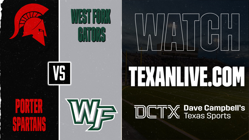 Porter vs West Fork – 7:00 PM – 10/02/2026 – Football – Live from Randall Reed Stadium