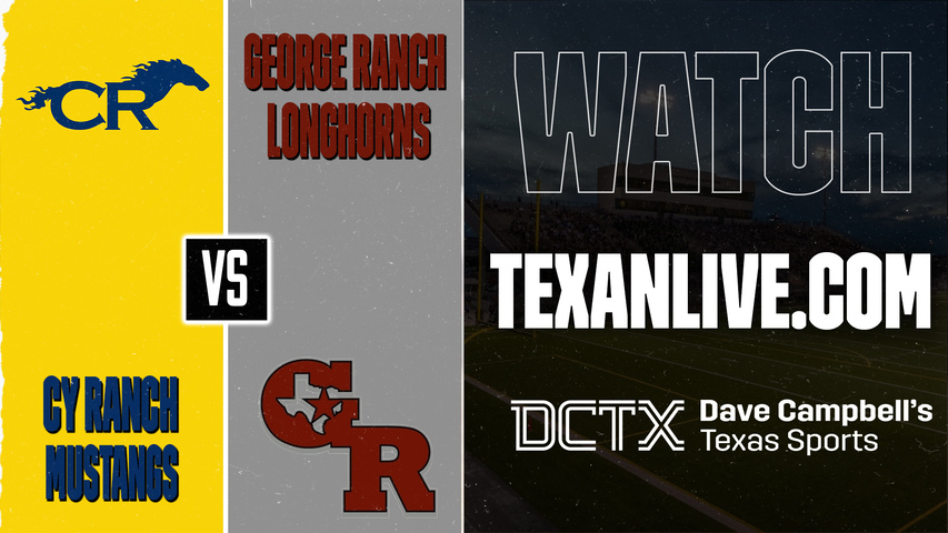 Cy Ranch vs George Ranch – 7:00 PM – 10/02/2026 – Football – Live from Traylor Stadium