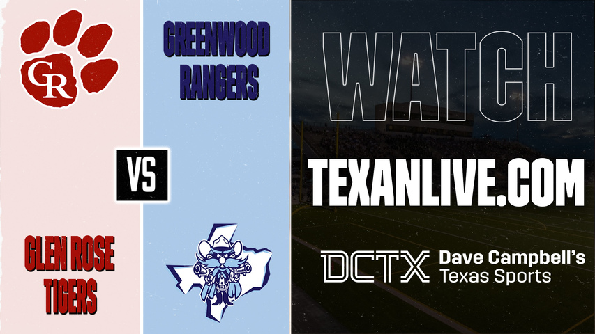 Glen Rose vs Midland Greenwood – 7:00 PM – 10/02/2026 – Football – Live from JM King Memorial Stadium