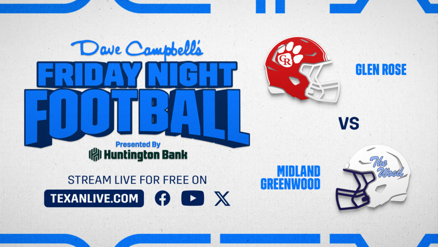 Glen Rose vs Midland Greenwood – 7:00 PM – 10/02/2026 – Football – Live from JM King Memorial Stadium