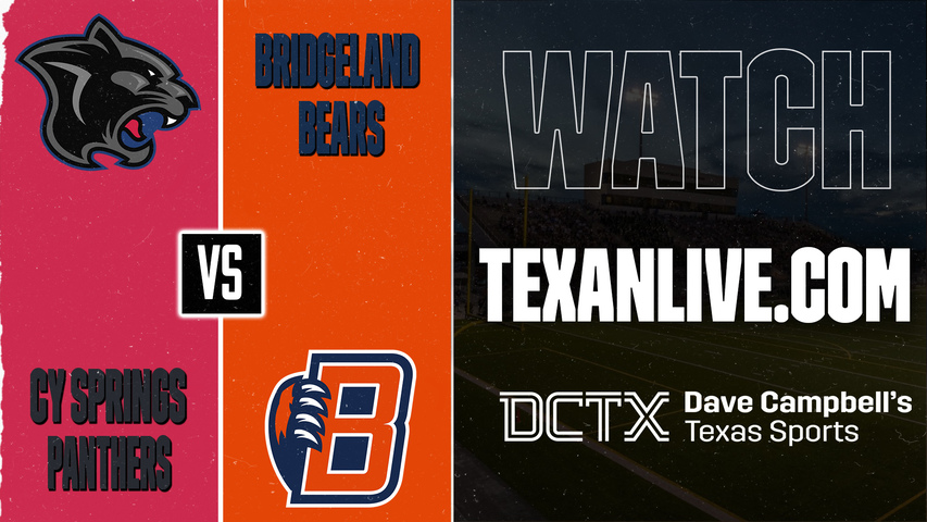 Cy Springs vs Bridgeland – 6:00 PM – 10/03/2026 – Football – Live from CFFCU Stadium