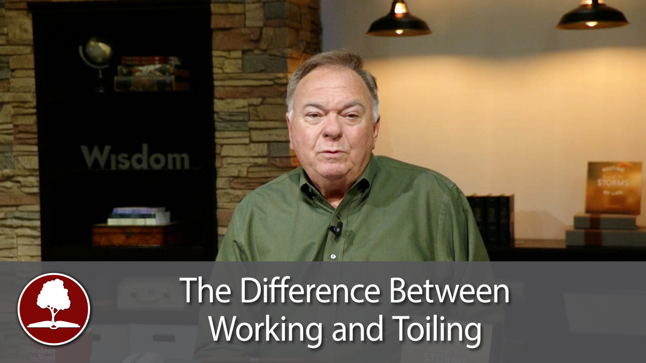 The Difference Between Working and Toiling