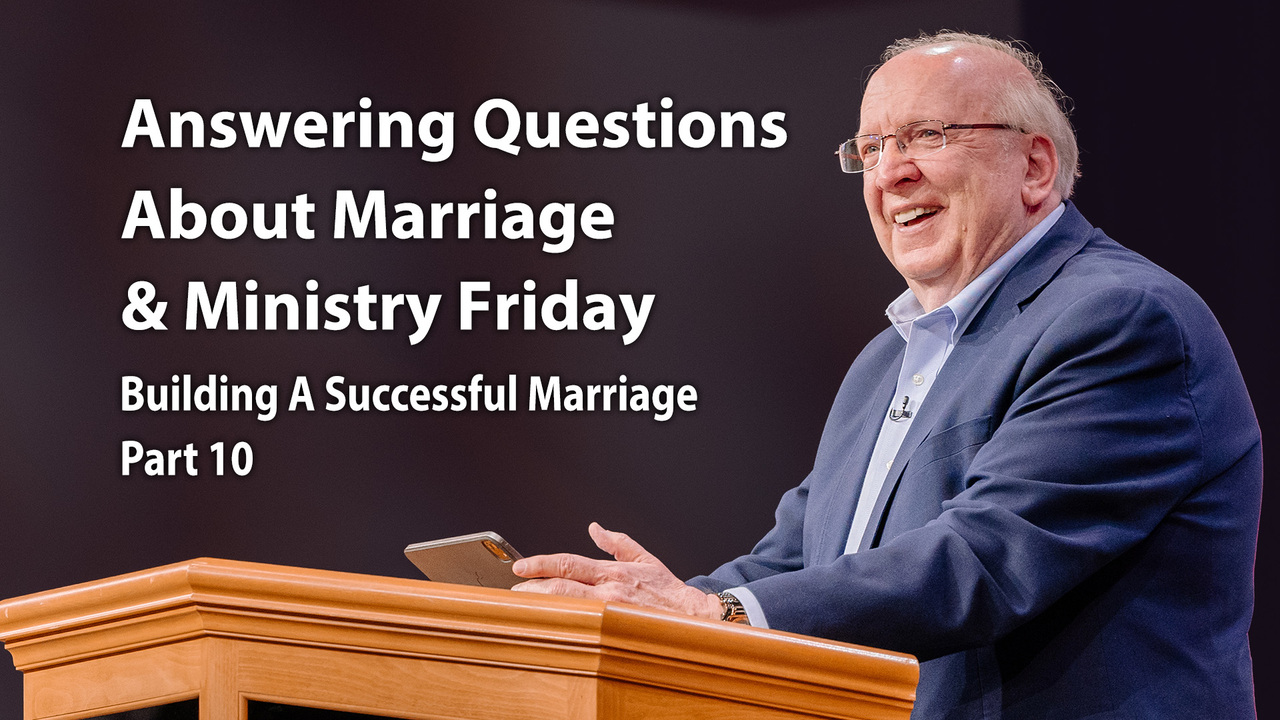 Answering Questions About Marriage & Ministry Friday