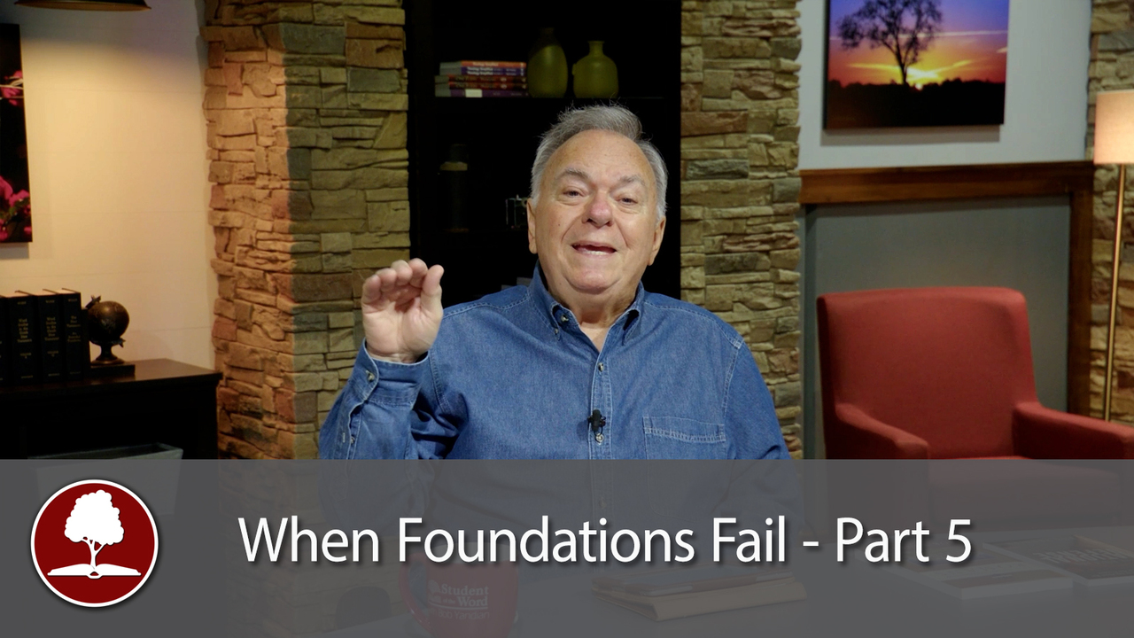 When Foundations Fail – Part 5