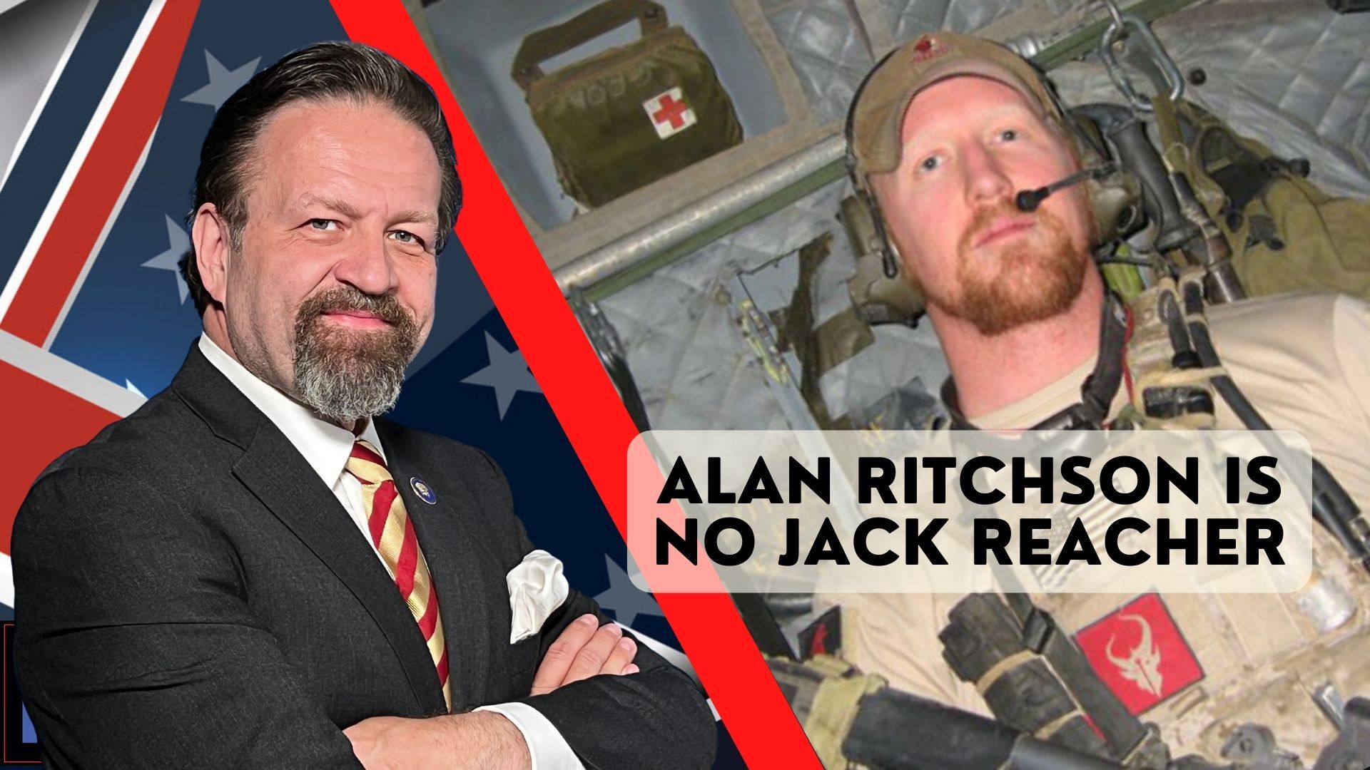 Alan Ritchson is no Jack Reacher. Rob O'Neill with Sebastian Gorka on ...