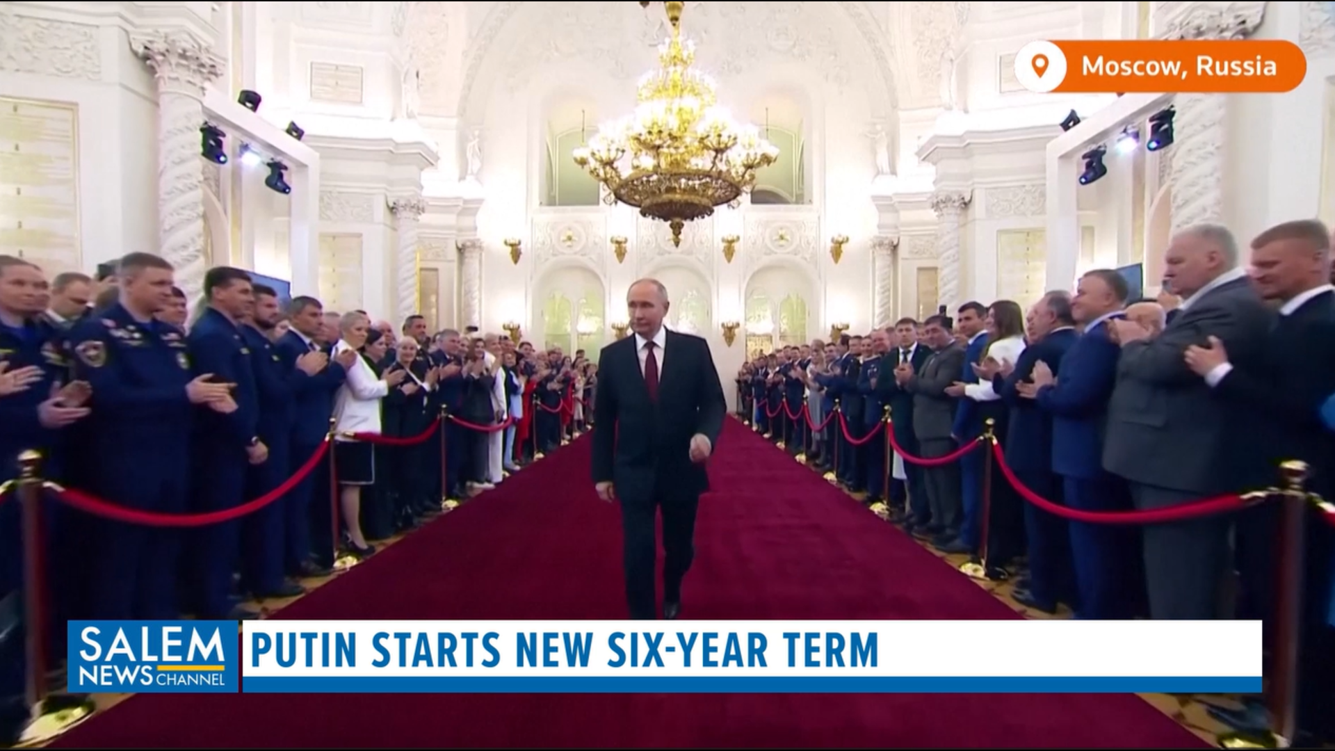 Putin Starts New Six-Year Term As Russian President
