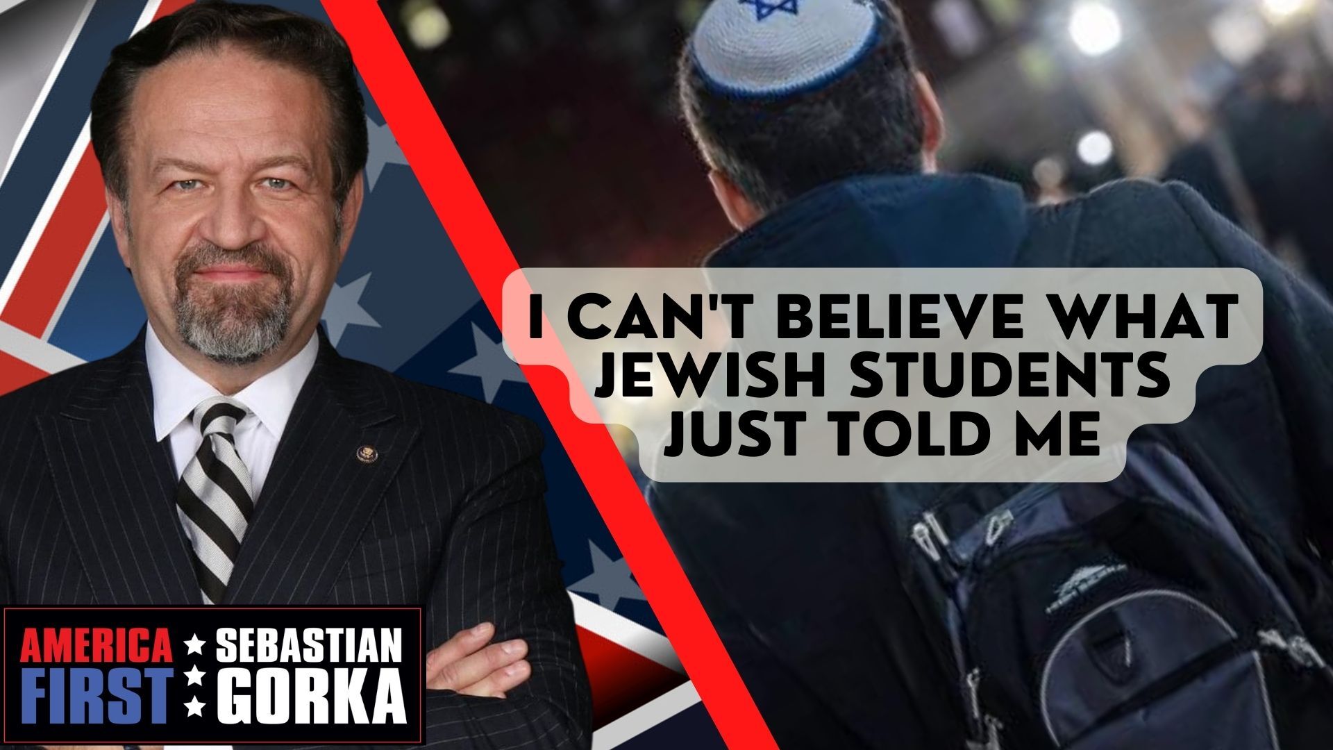 I can't believe what Jewish students just told me. Shermichael ...