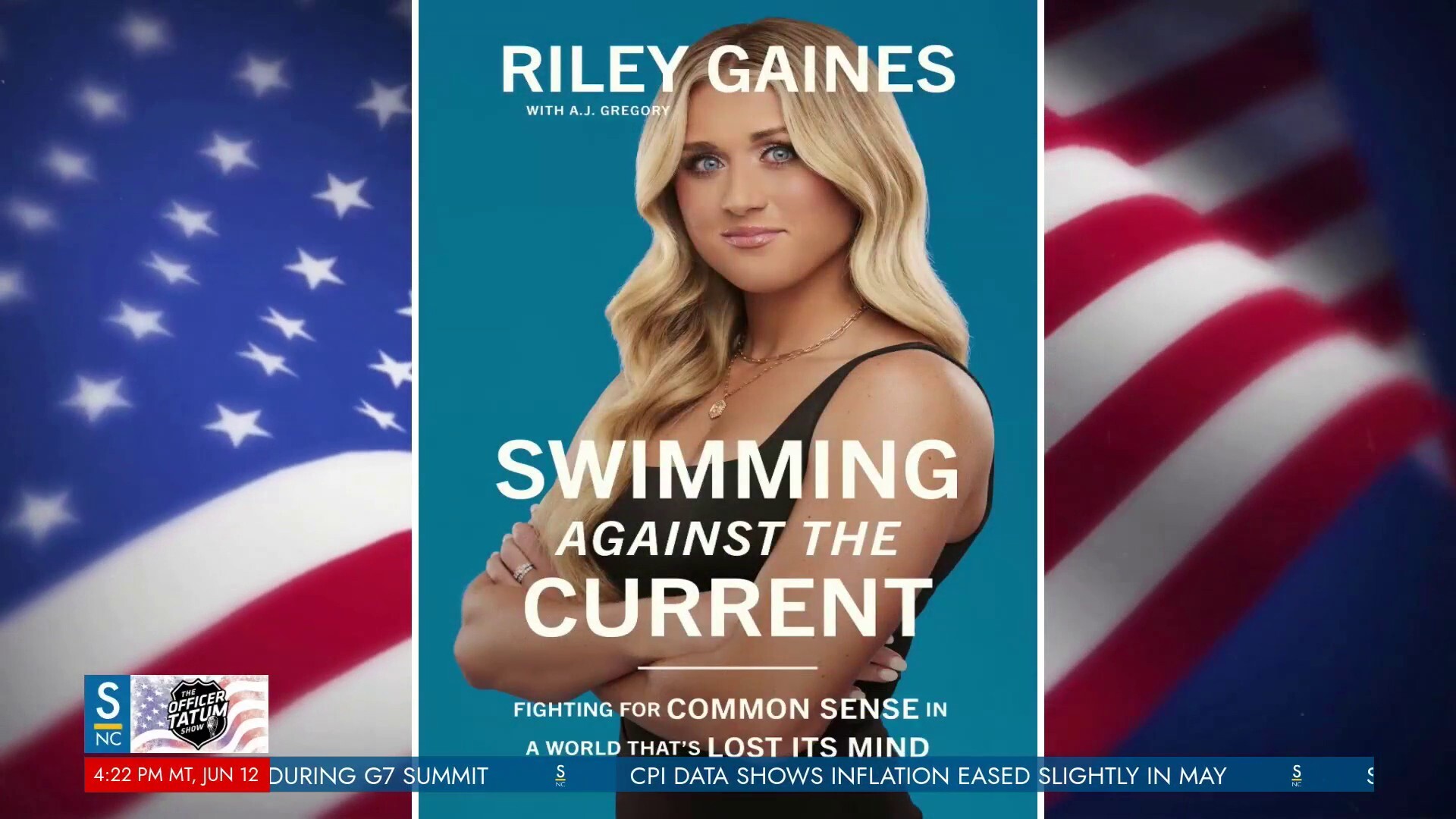 Riley Gaines swimming against the current