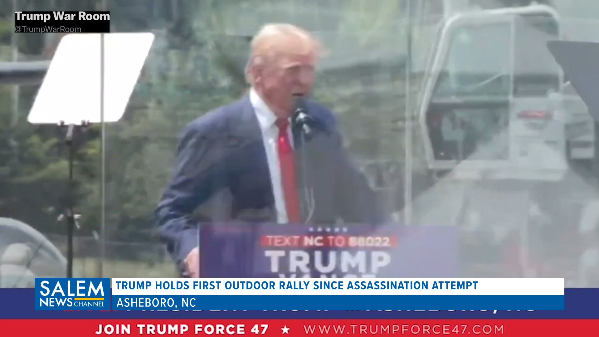 Trump Holds First Outdoor Rally Since Assassination Attempt