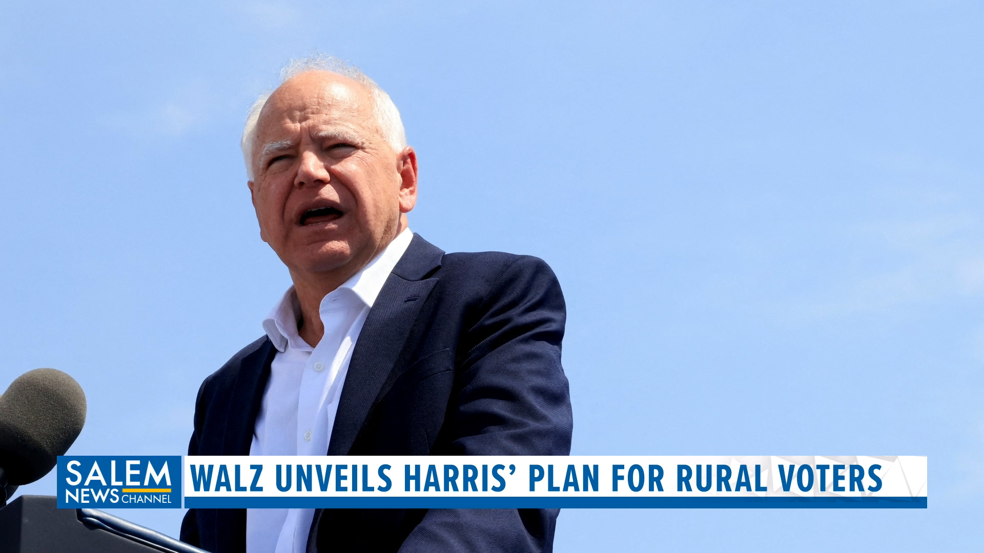 Walz Unveils Harris' Plan For Rural Voters
