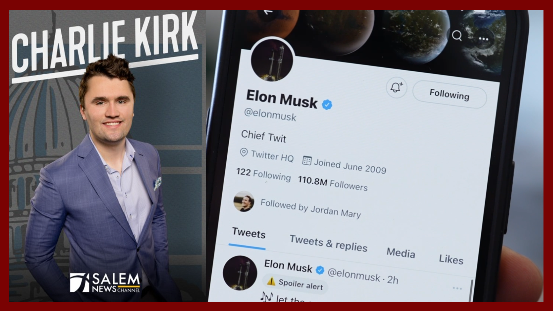 Charlie Kirk: Elon Musk saved the media