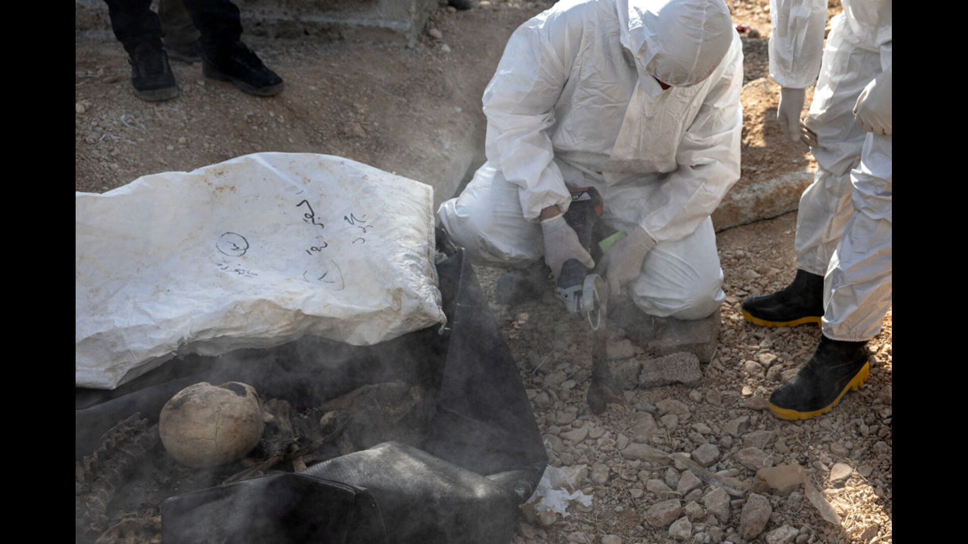 More than 100,000 bodies found in Syrian mass grave