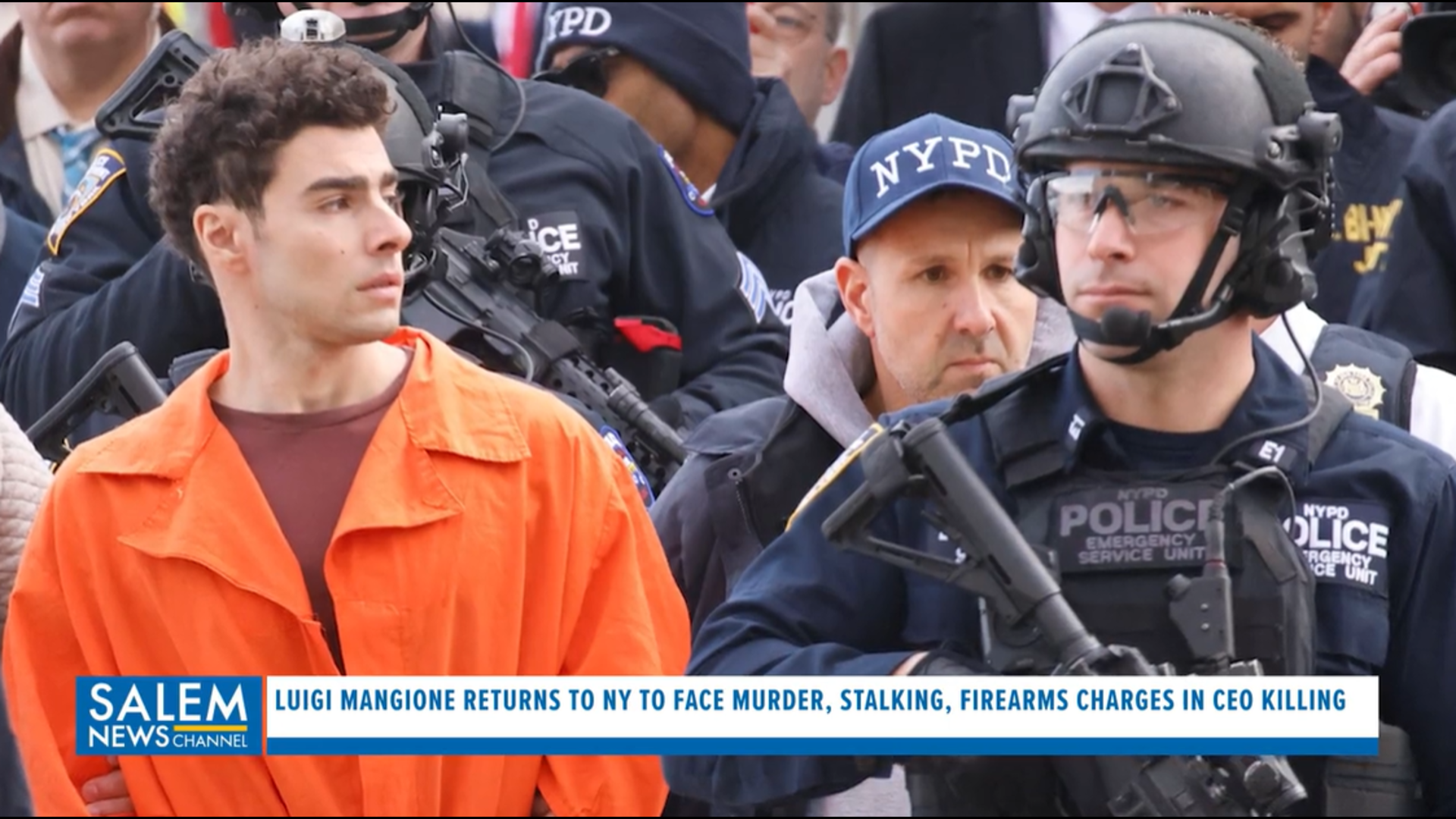 Luigi Mangione returned to NY to face murder, stalking and firearms charges