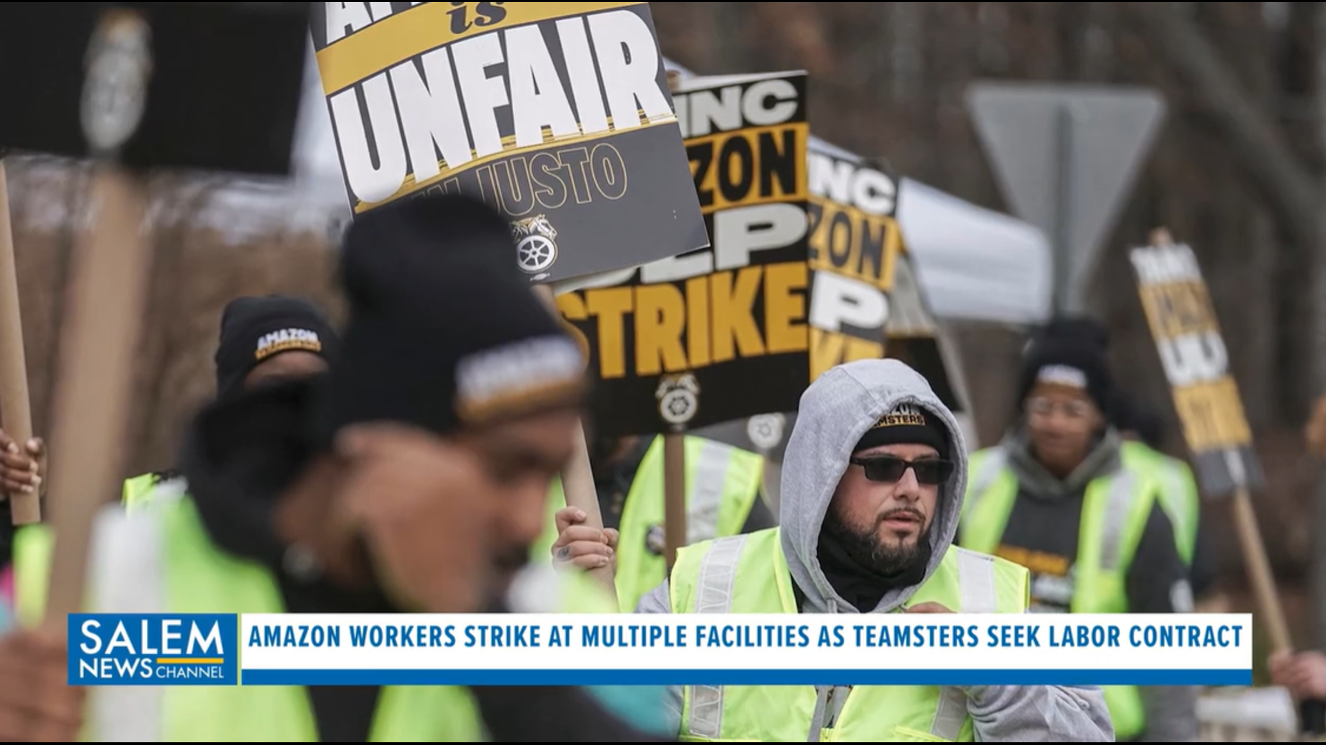 Amazon Workers Strike At Multiple Facilities As Teamsters Seek Labor ...