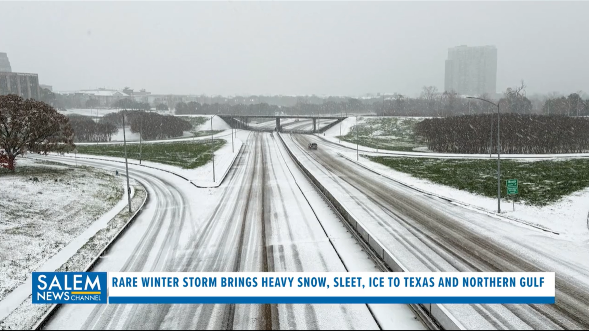 Rare Winter Storm Brings Heavy Snow, Sleet, Ice To Texas And Northern ...