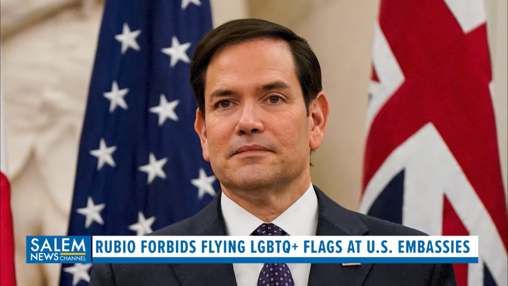 Marco Rubio forbids flying LGBTQ+ flags at U.S. embassies