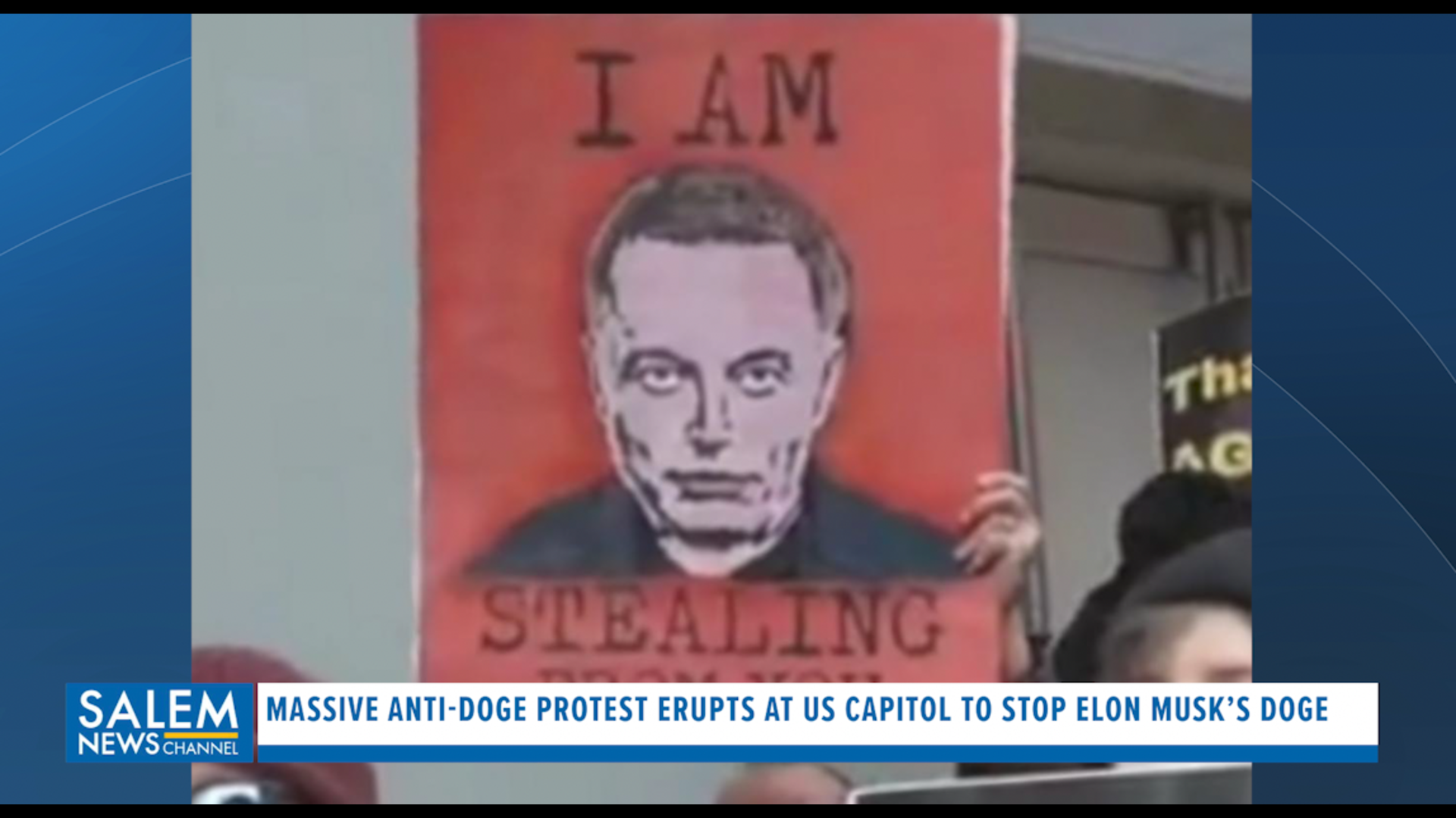 Massive Anti-DOGE Protest Erupts At US Capitol To Stop Elon Musk From ...