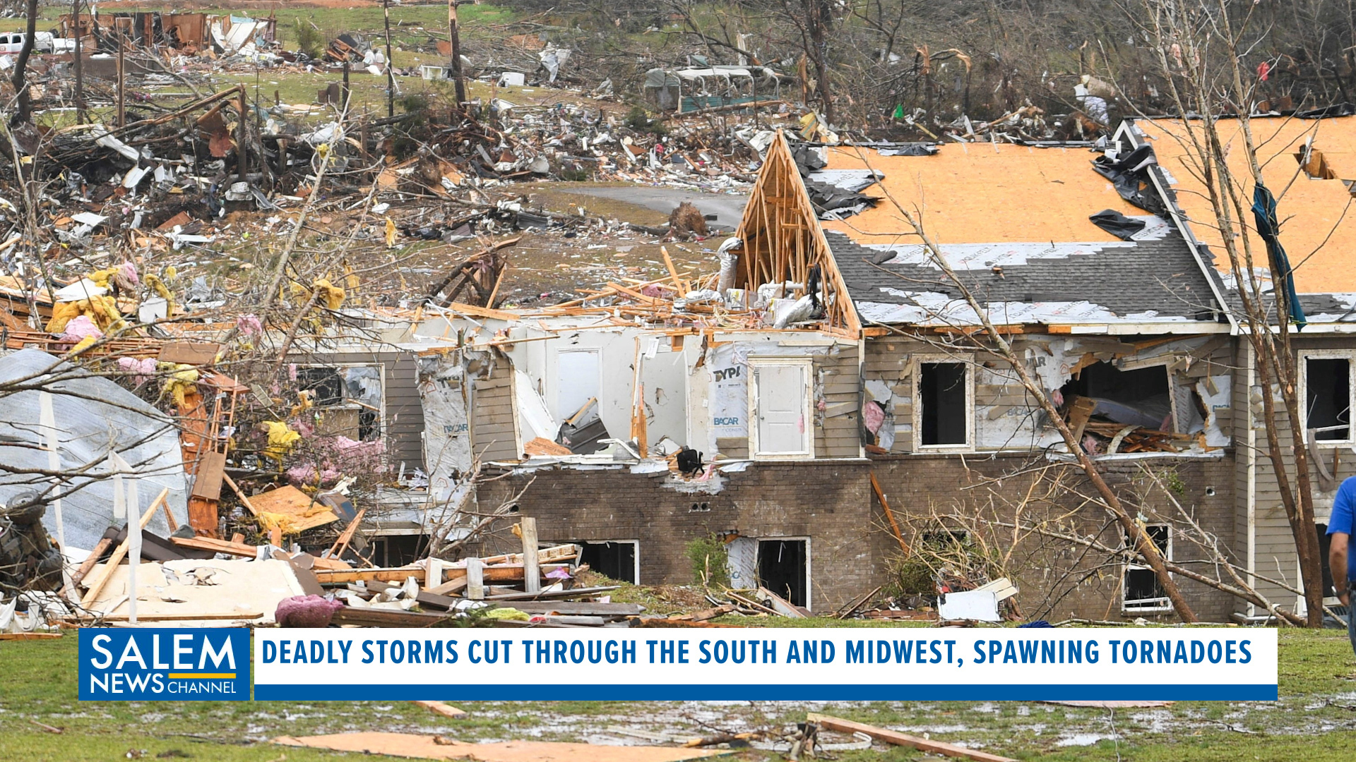 Deadly Storms Cut Through The South And Midwest, Spawning Tornadoes