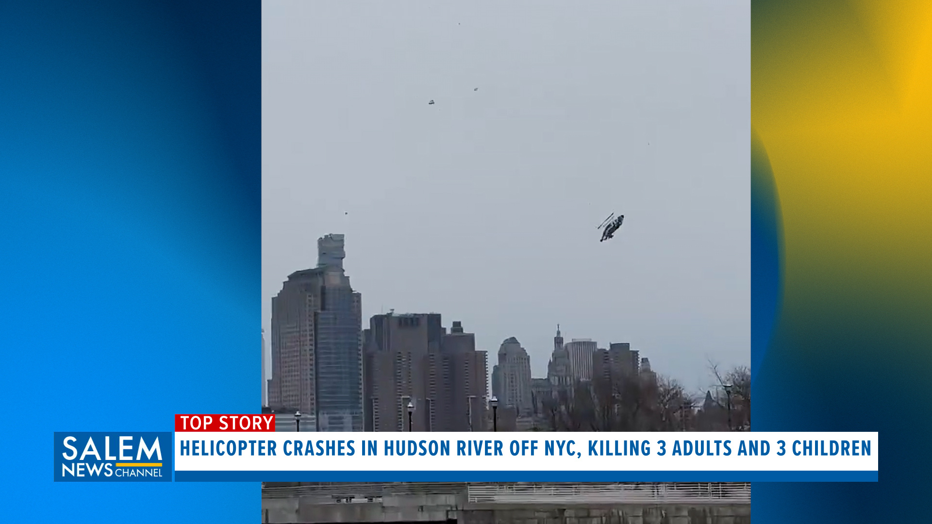 NYC mayor says family of Spanish tourists died in helicopter crash