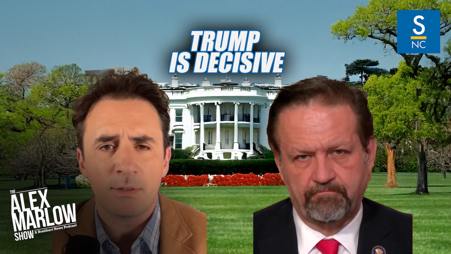 Marlow Interviews Gorka at the White House - Trump is Decisive