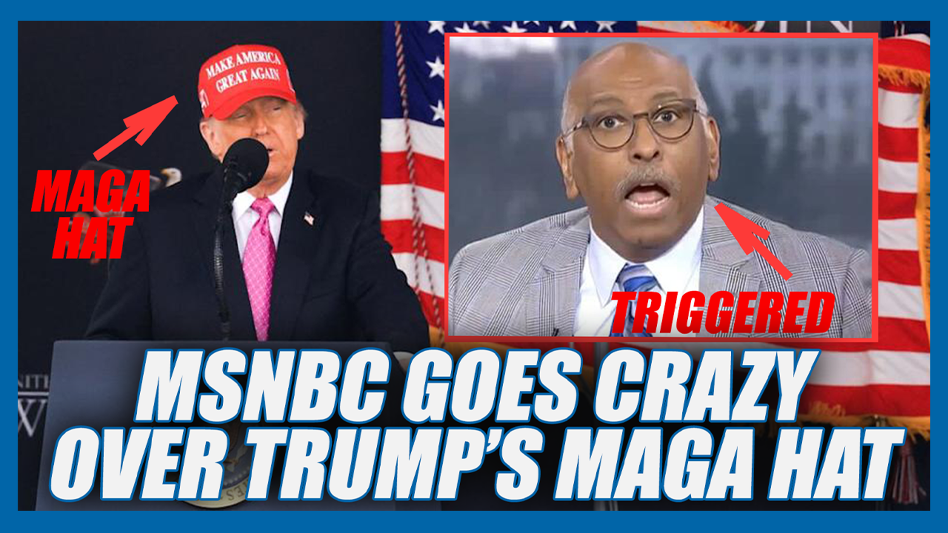 MSNBC FLIPS OUT Over Trump's MAGA Hat