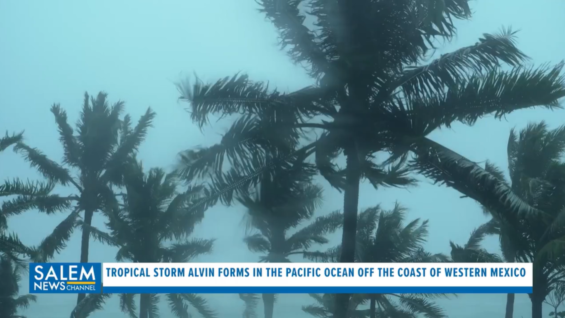 Tropical Storm Alvin Forms In Pacific Ocean Off Coast Of Mexico