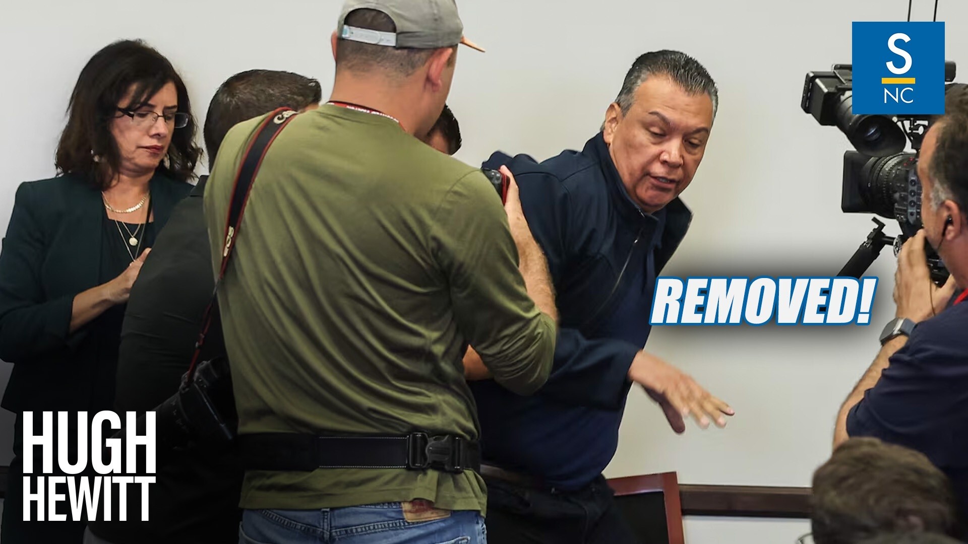 A Senator Was Forcibly Removed from a Press Conference