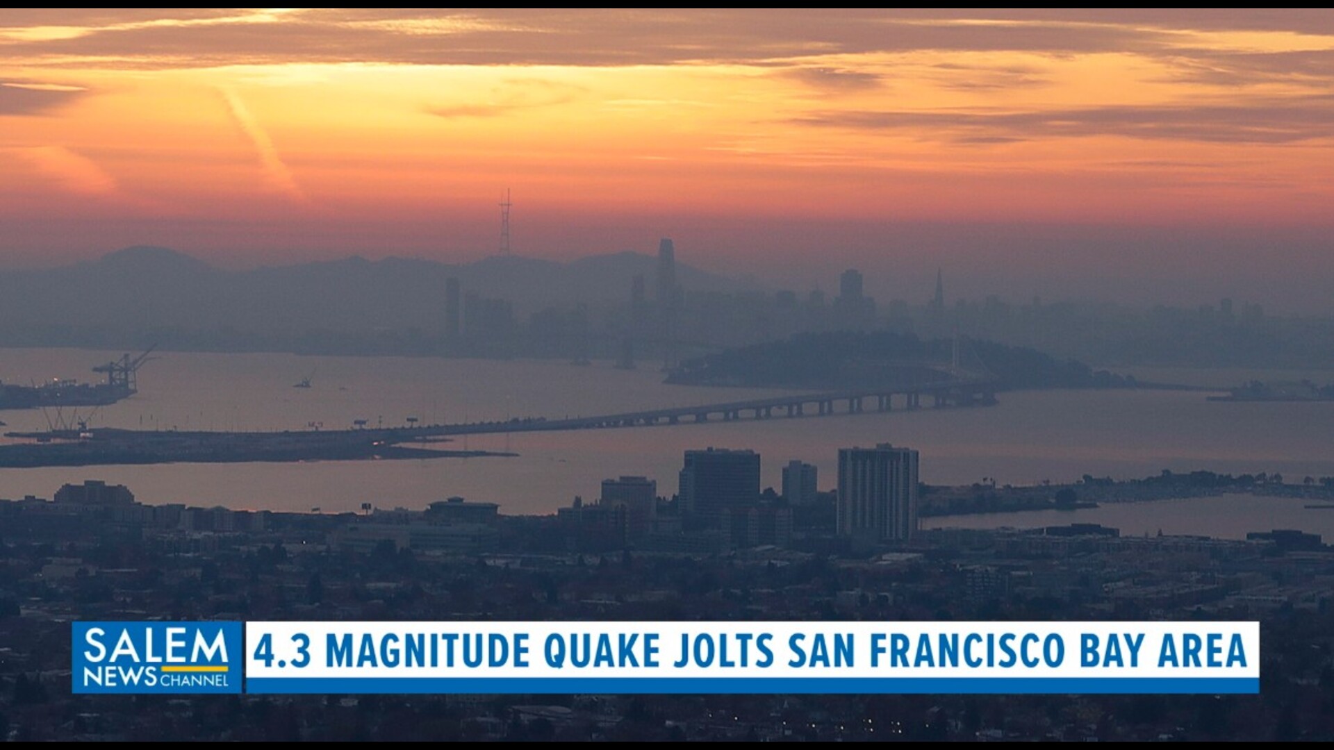 4.3 Magnitude Earthquake Shakes San Francisco Bay Area