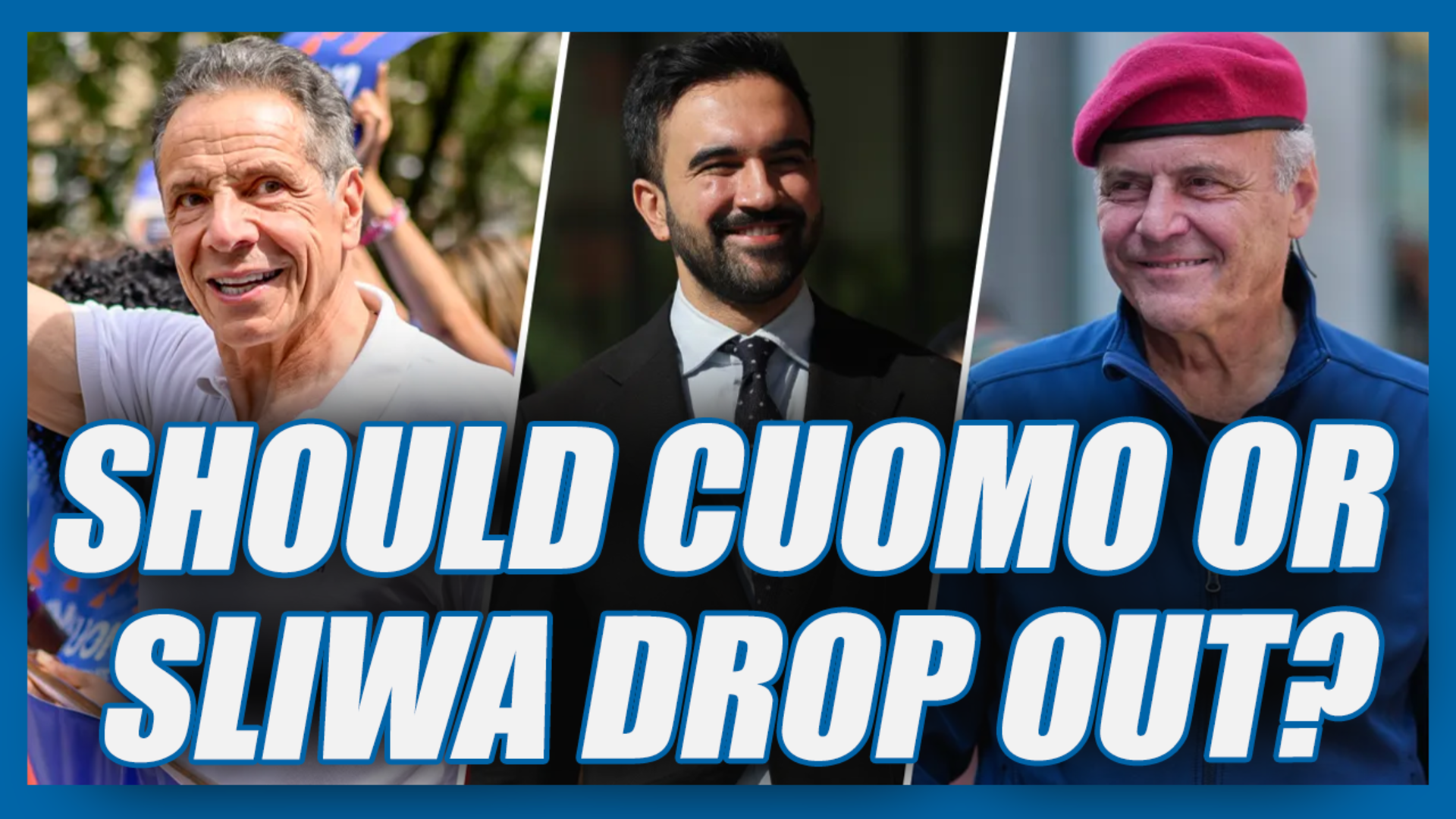 Debating Cuomo And Sliwa Dropping Out