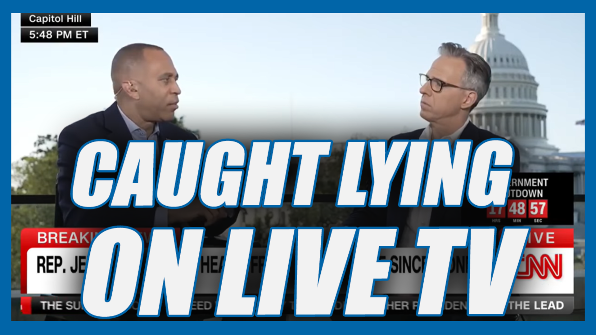 CAUGHT LYING ON LIVE TV