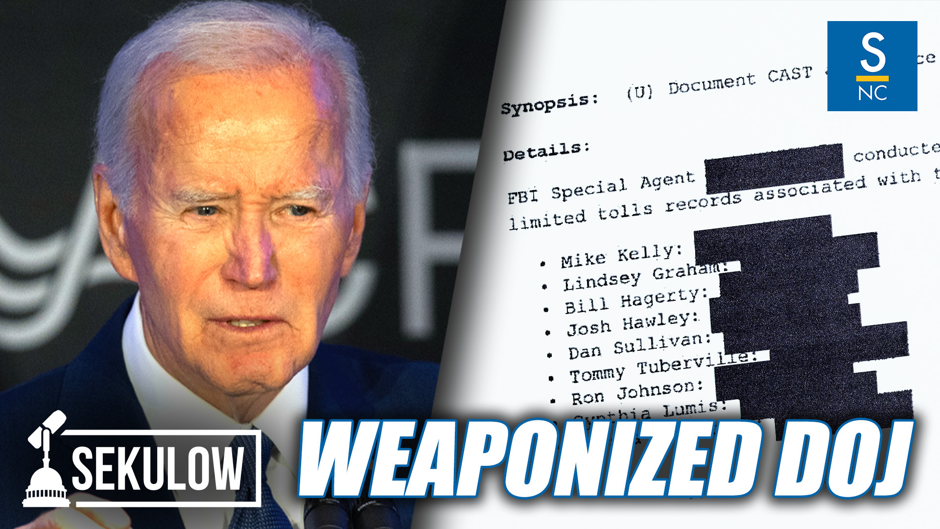 GOP Senator Reacts To Being Targeted By Biden's DOJ