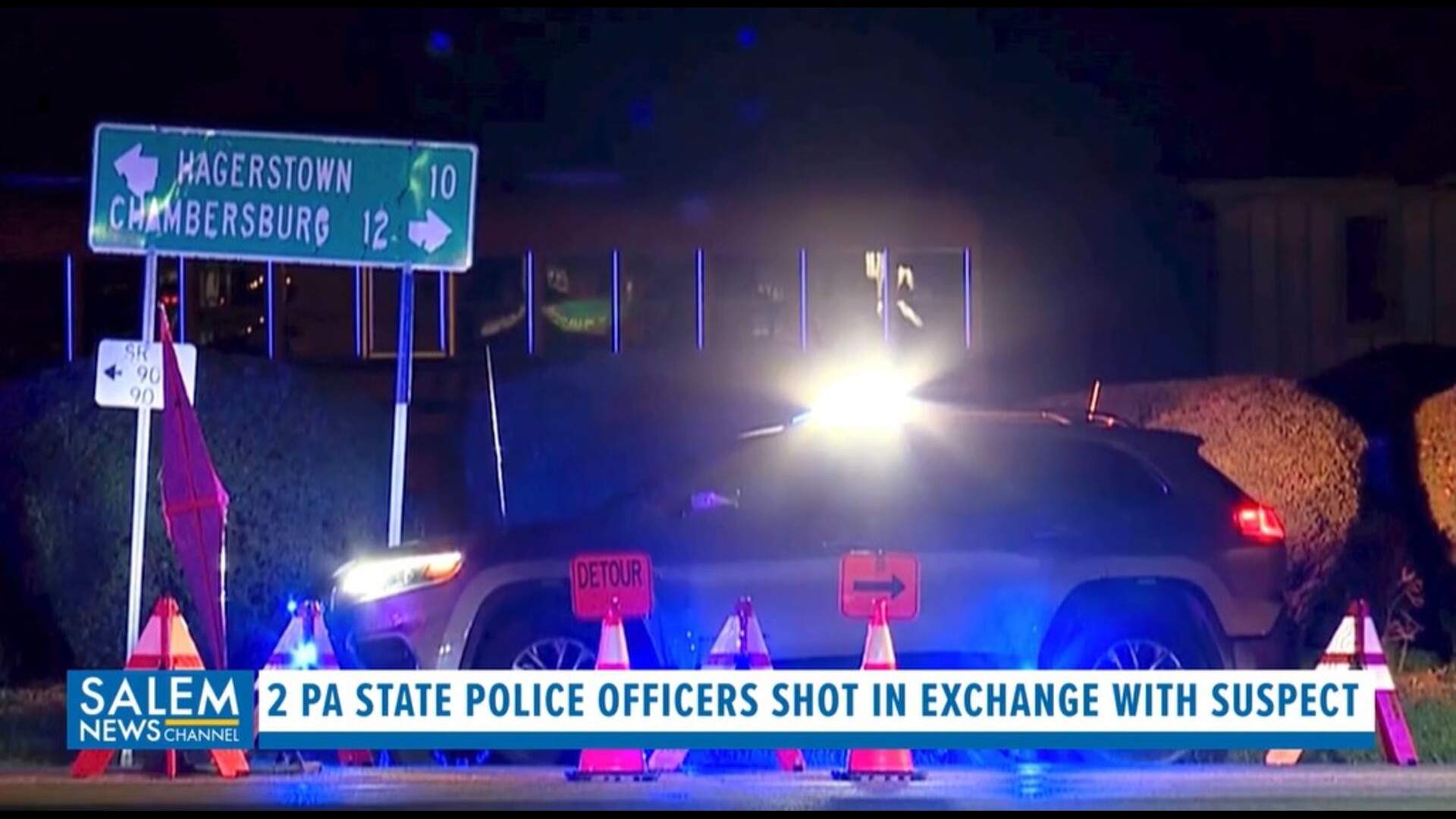 2 PA State Troopers Wounded & Suspect Killed After Chase