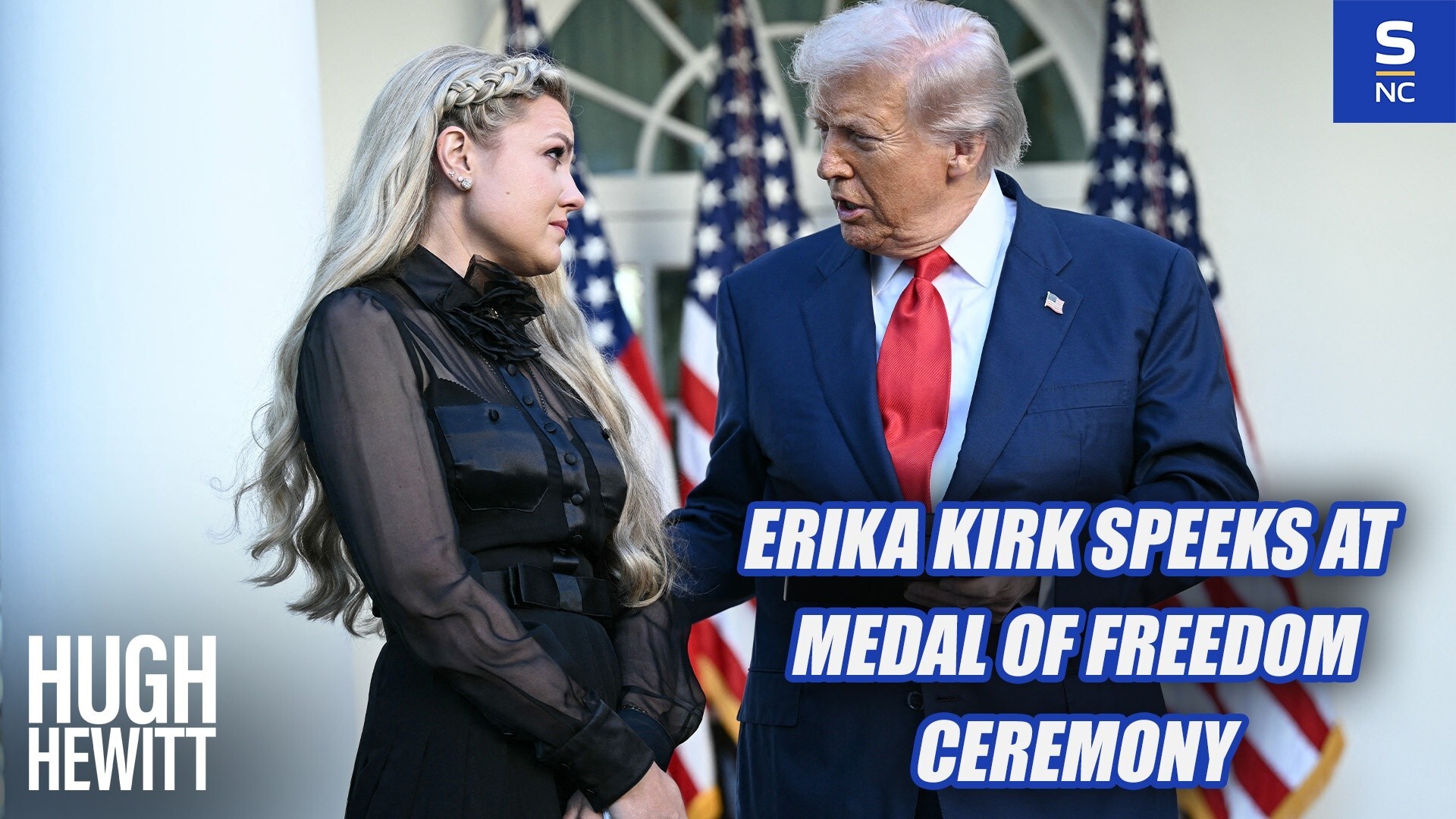 Erika Kirk Speaks at Medal of Freedom Ceremony