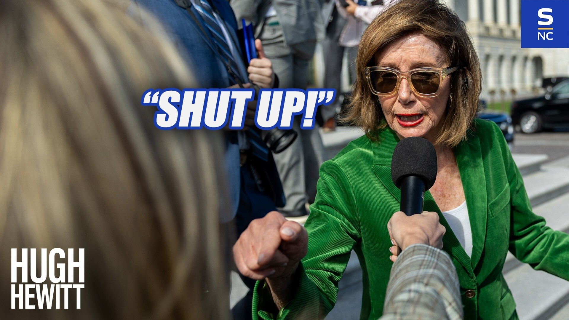 Nancy Pelosi tells reporter to "Shut Up!"