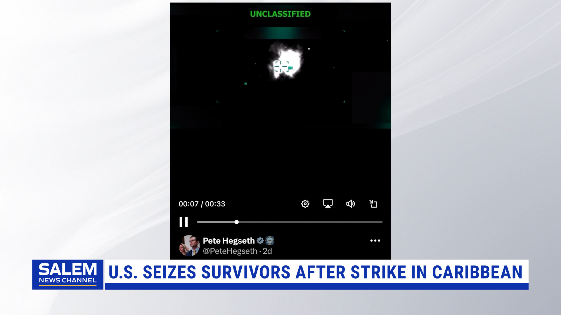 US strikes sixth drug-smuggling vessel in Caribbean