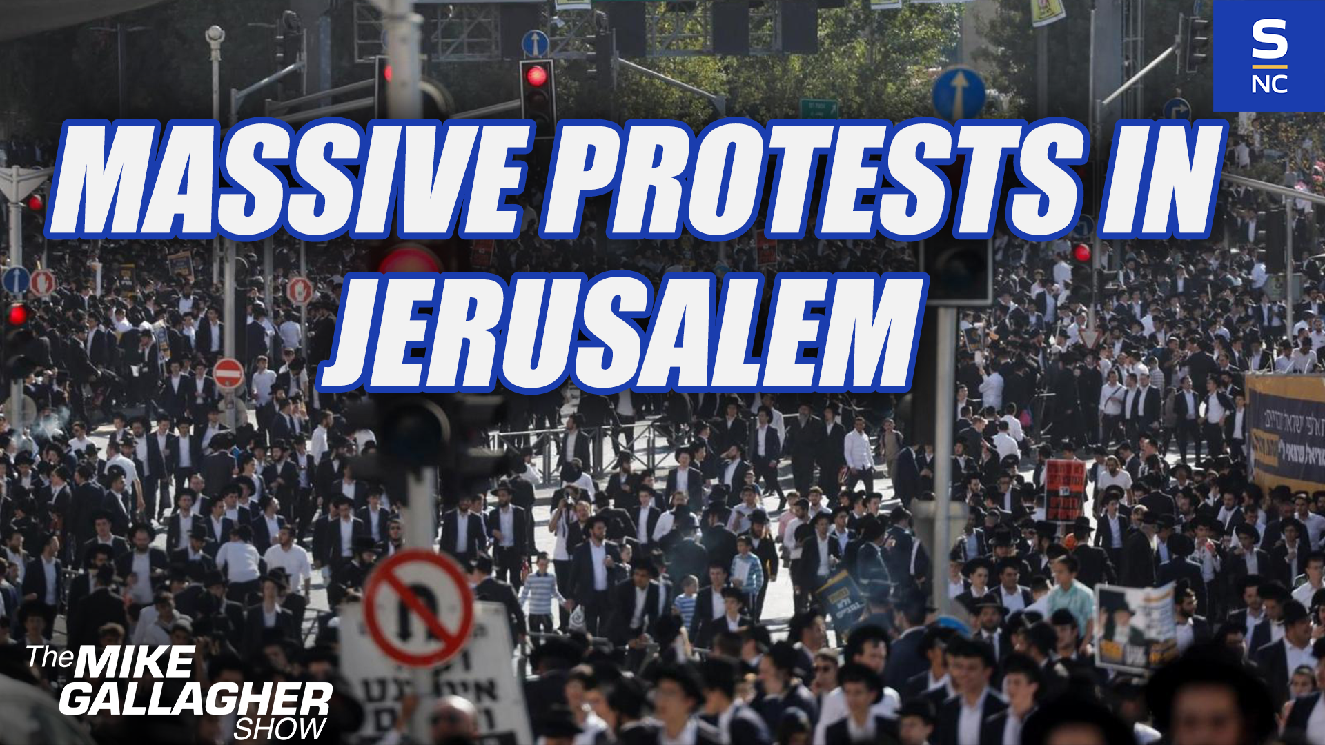 Mass Protest In Jerusalem over Mandatory Service In IDF