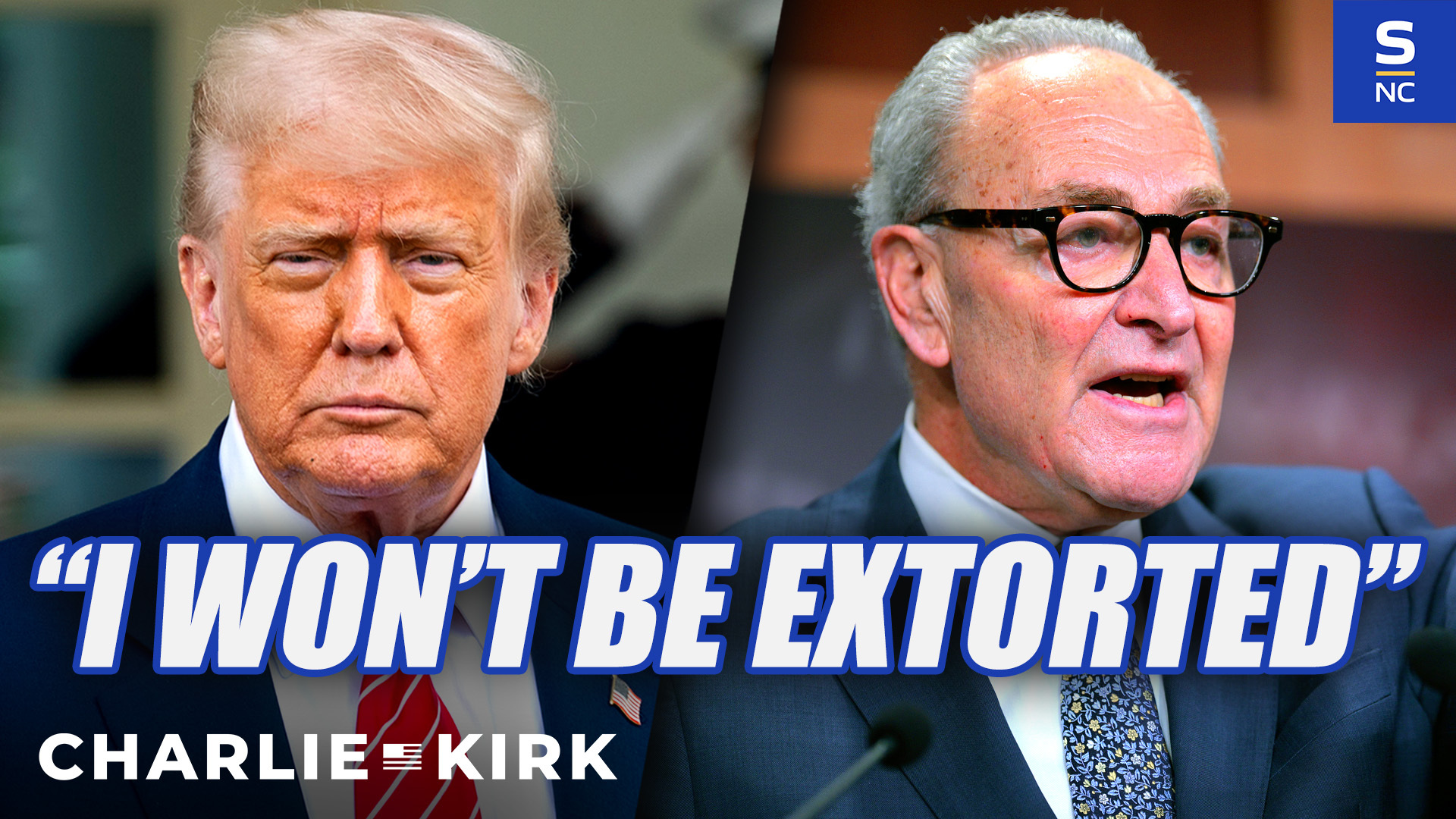 Trump — "I Won't Be Extorted By Democrats"