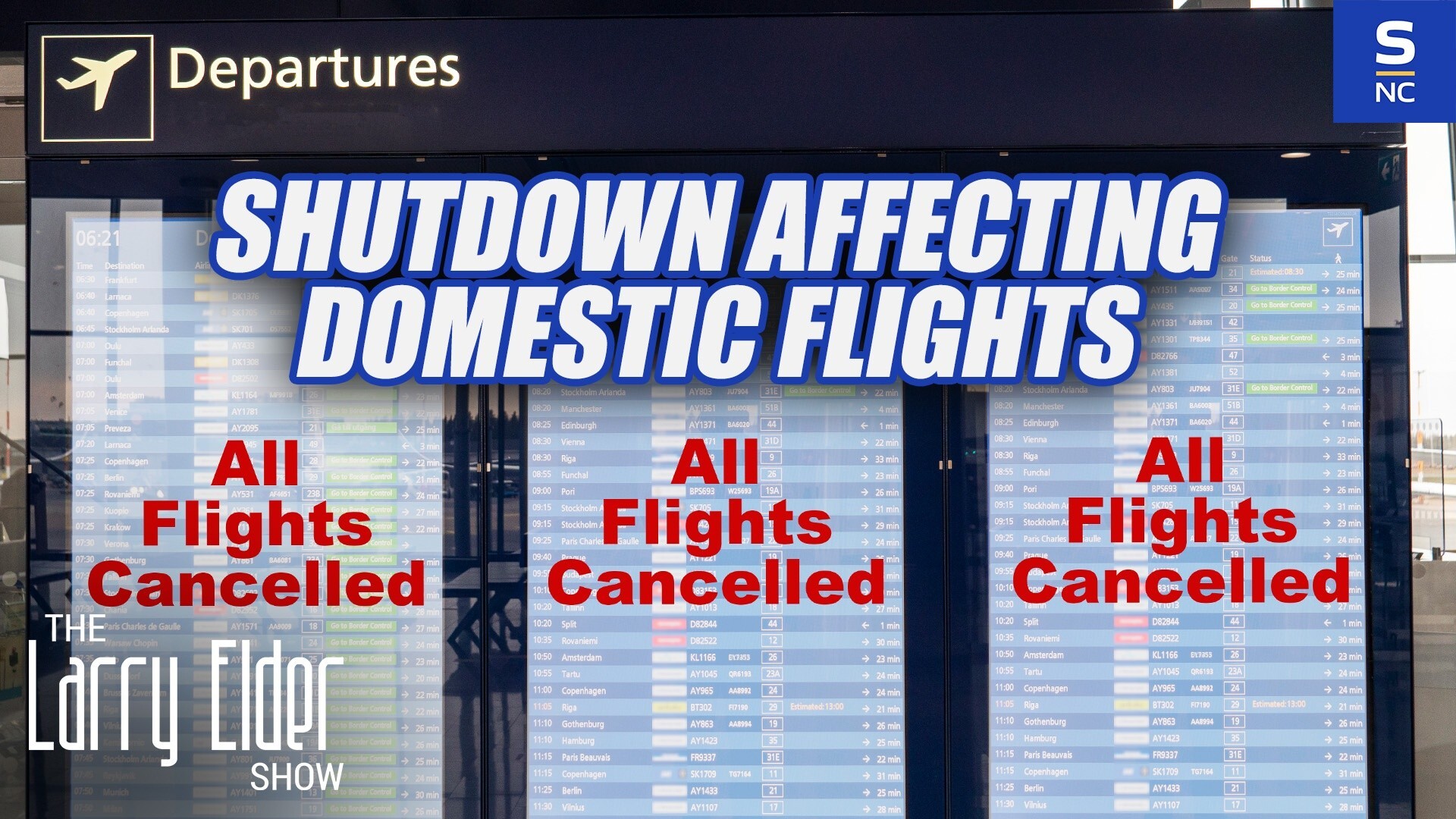 Shutdown Affecting Domestic Flights