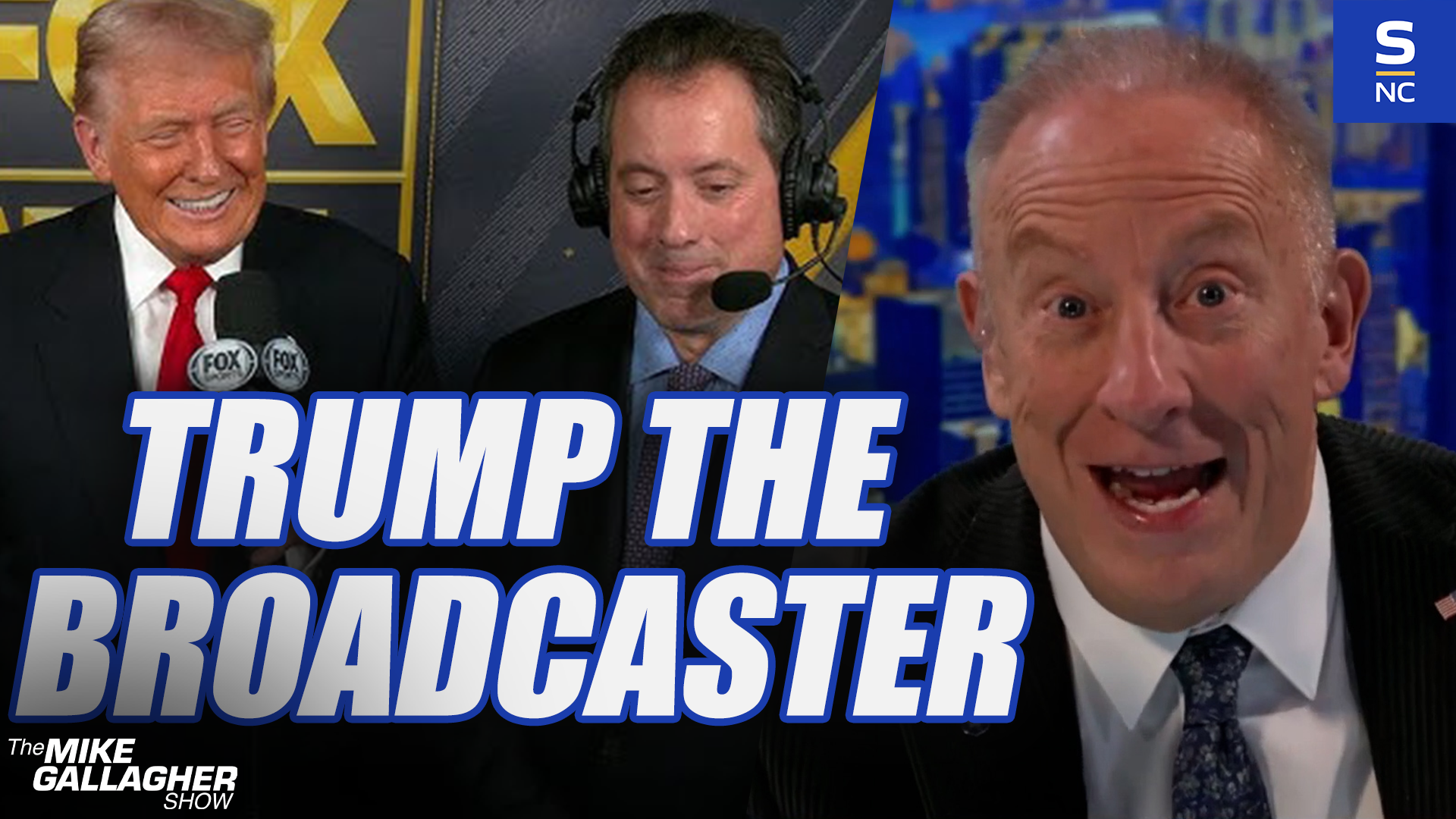 Trump's HILARIOUS Sportscasting Debut