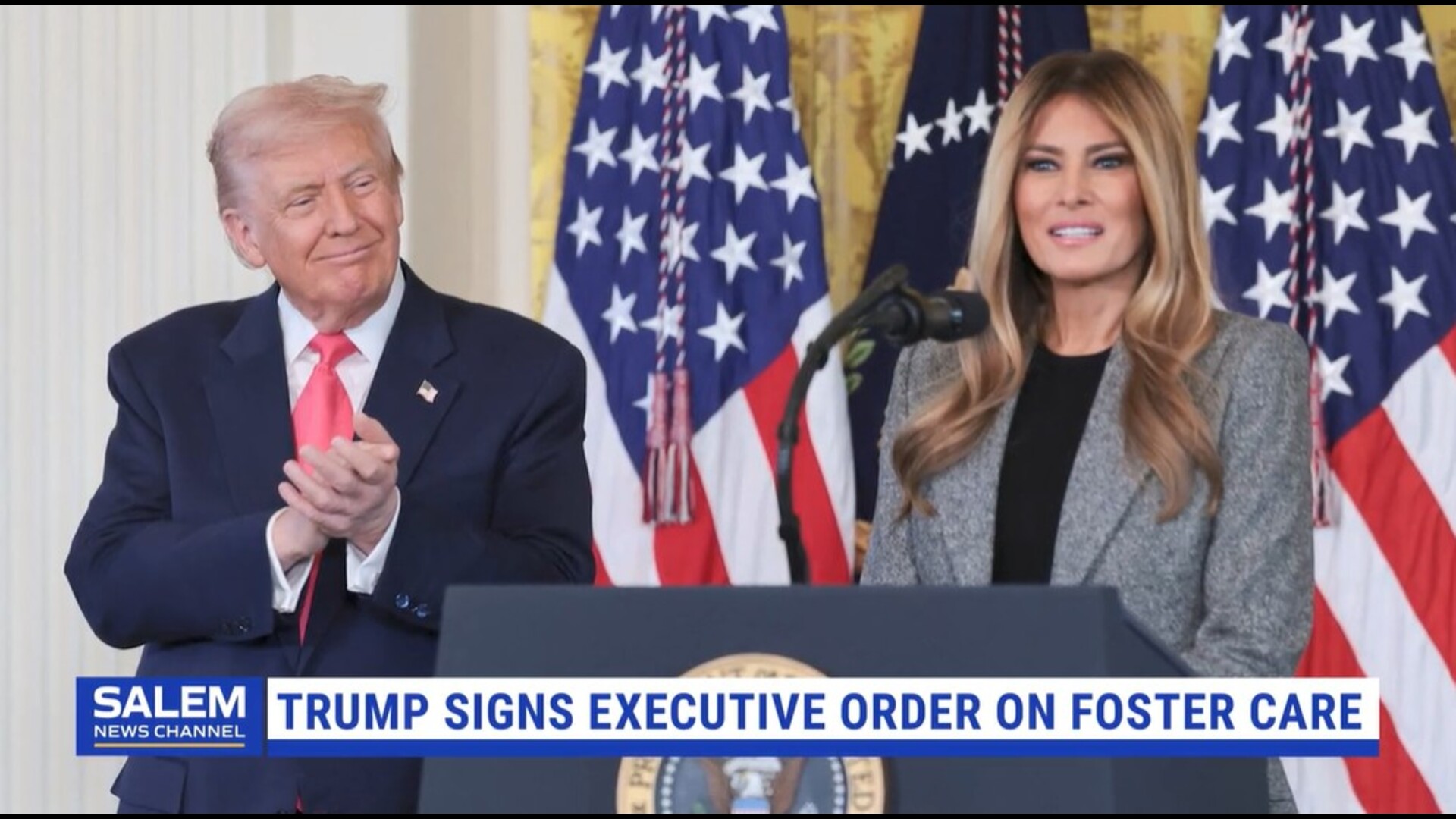 First Lady headlines executive order signing on foster youth