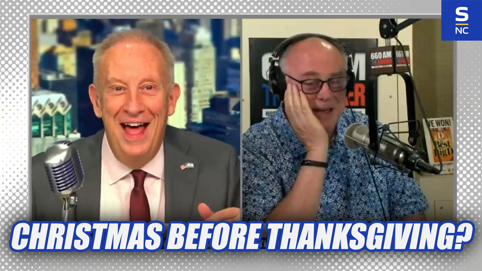 Celebrating Christmas Before Thanksgiving