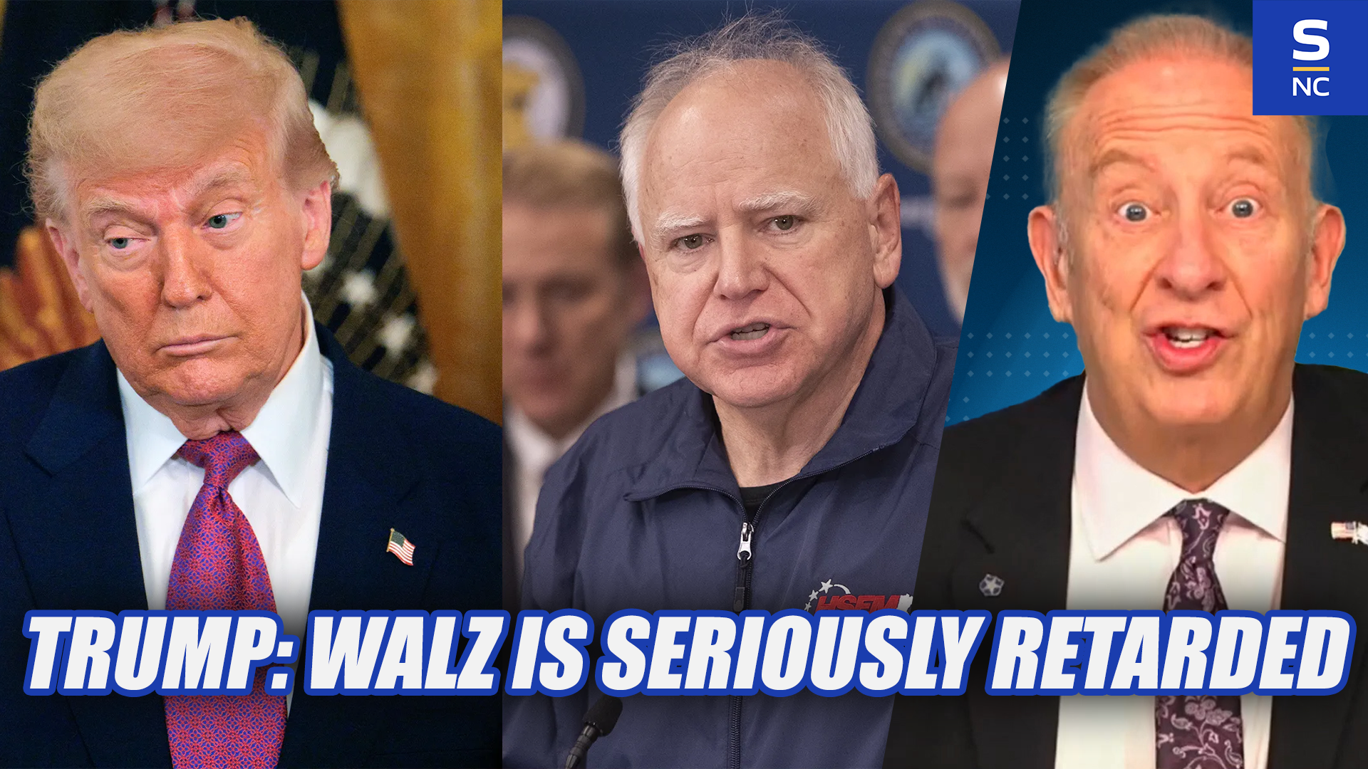 Trump Calls Tim Walz "Retarded"